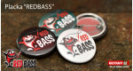 Pin REDBASS white