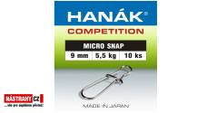 Micro Snap Hanák 9 mm, 5,5 kg - 10 pcs