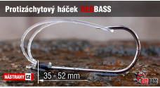 Weedless REDBASS Streamer hooks