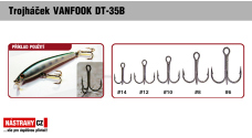 Treble hook VANFOOK DT-35B