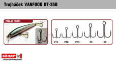 Treble hook VANFOOK DT-35B