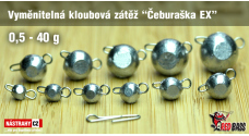 Swivel jig head "Cheburashka EX" RedBASS