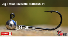 Jig Teflon Invisible REDBASS #1, 24 - 28 mm