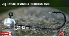 Jig Teflon Invisible REDBASS #5/0, 43 mm