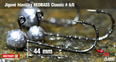 Jig REDBASS Classic #6/0 - 44 mm