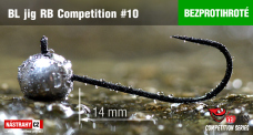 Barbless Jig RB Competition #10 - 14 mm