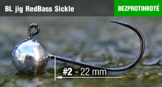 BL Jig REDBASS Sickle #2 - 22 mm