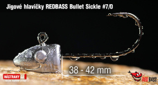 Jig REDBASS Bullet Sickle #7/0 - 42 mm