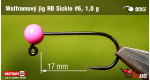 #6 - 1,0 g, Pink, 5 ks