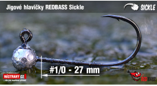 Jig REDBASS Sickle #1/0 - 27 mm