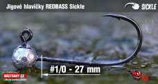 Jig REDBASS Sickle #1/0 - 27 mm