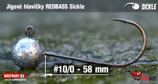 Jig REDBASS Sickle #10/0 - 58 mm