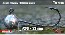 Jig REDBASS Sickle #3/0 - 33 mm