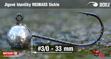 Jig REDBASS Sickle #3/0 - 33 mm