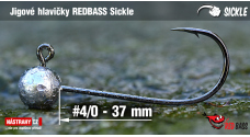 Jig REDBASS Sickle #4/0 - 37 mm