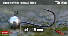 Jig REDBASS Sickle #4 - 19 mm