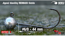 Jig REDBASS Sickle #6/0 - 44 mm