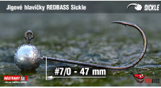 Jig REDBASS Sickle #7/0 - 47 mm