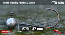 Jig REDBASS Sickle #7/0 - 47 mm