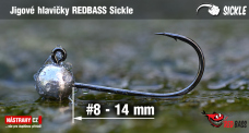 Jig REDBASS Sickle #8 - 15 mm