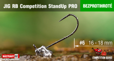 Barbless Jig RB StandUp Pro Competition #6 - 18 mm