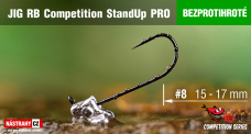 Barbless Jig RB StandUp Pro Competition #8 - 17 mm