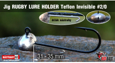 Jig Teflon Invisible RUGBY - Lure holder #2/0 - 35 mm