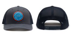 Cap GRUNDÉNS Hook Trucker FP - Ombre Blue/Navy