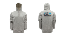 Hoodie GRUNDÉNS Displacement DWR Commercial Boat - Athletic Heather