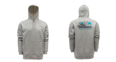 Hoodie GRUNDÉNS Displacement DWR Commercial Boat - Athletic Heather