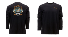 T-Shirt GRUNDÉNS Tuna Tattoo LS - Black