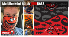 Multifunctional scarf REDBASS - Gift with purchase over 160,- EUR