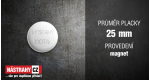 průměr 25 mm - magnet +0.24 €