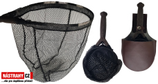 Spinning folding landing net