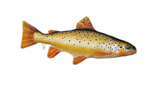 Fish pillow THE BROWN TROUT - 62 cm