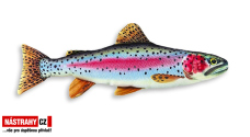 Fish pillow THE RAINBOW TROUT - lenght 62 cm