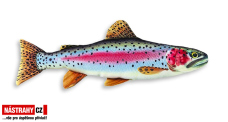Fish pillow THE RAINBOW TROUT - lenght 62 cm