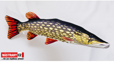 Fish pillow PIKE GIGANT - 110 cm