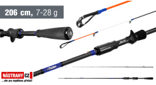 Delphin Hoax Baitcast 206 cm, 7-28 g