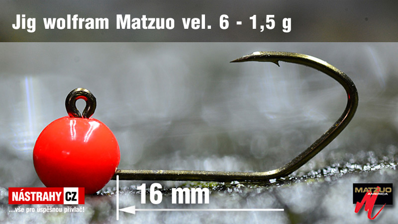 Jig head Matzuo Sickle #6 - 16 mm - 5 pcs